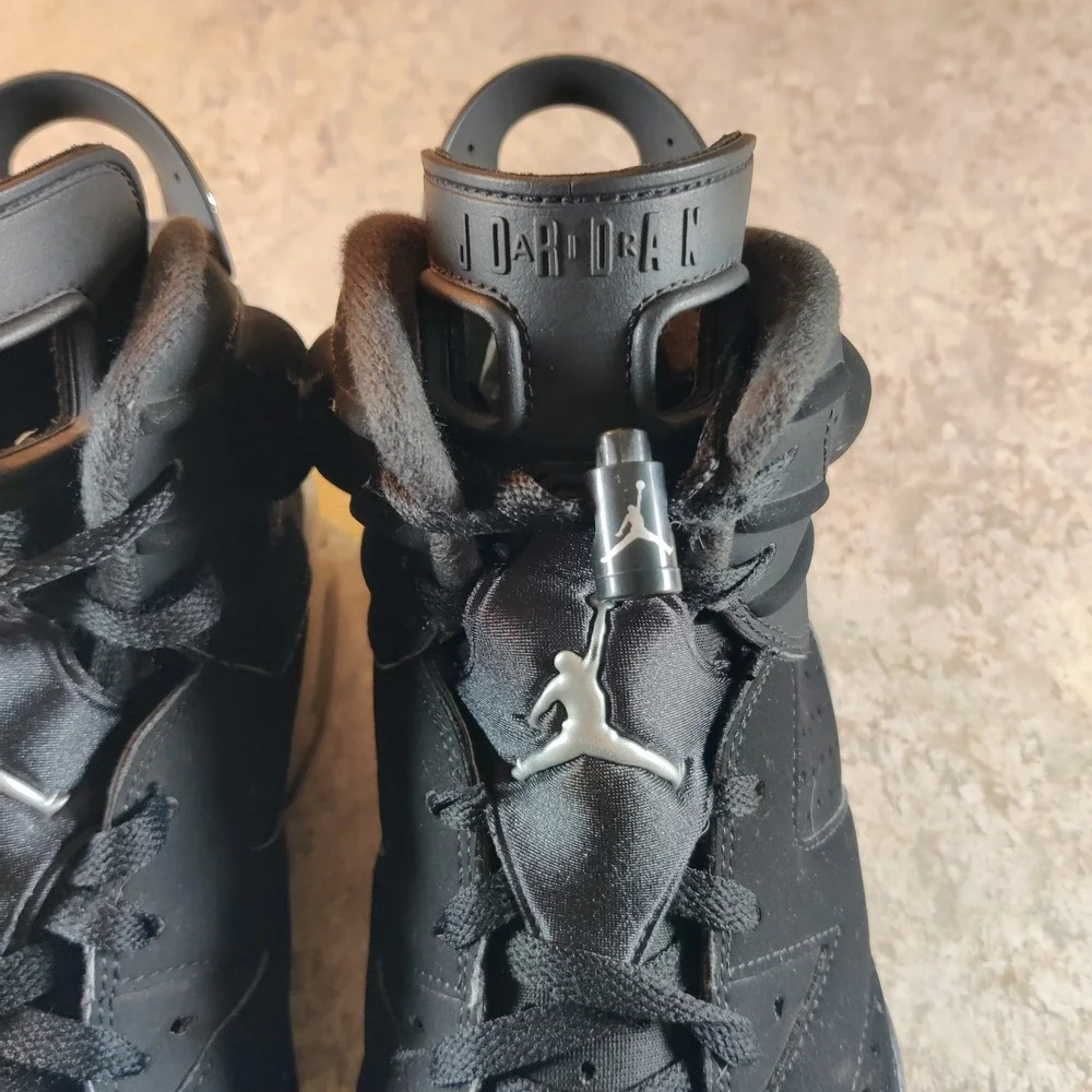 Jordan 6 Chrome Sneakers Men's‎ Size 11 Black Silver Basketball Shoes